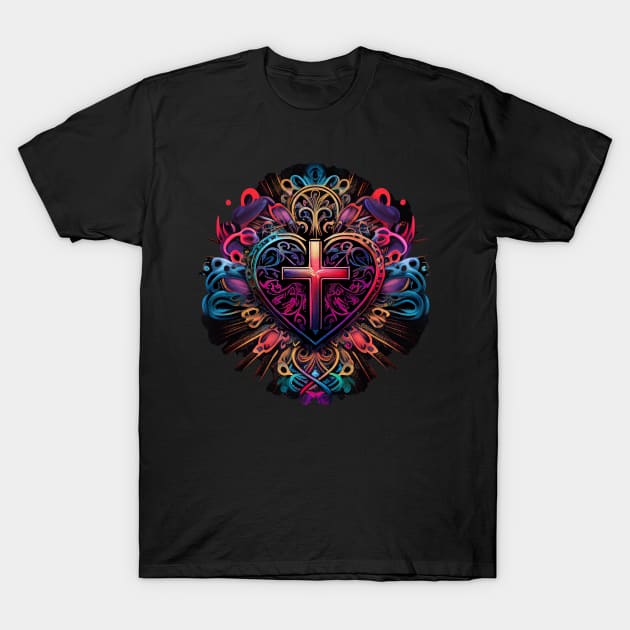 The Cross of Jesus Design V5 T-Shirt by Family journey with God